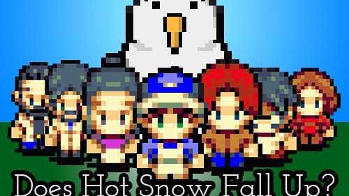 Does hot snow fall up?